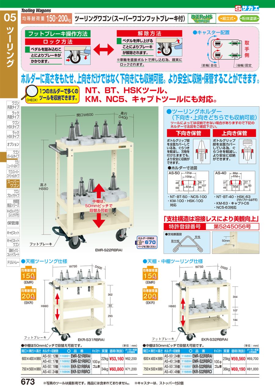 独創的 運賃見積り NL型300kg 直送品 中量棚Ｂ型（５００ｋｇ／段