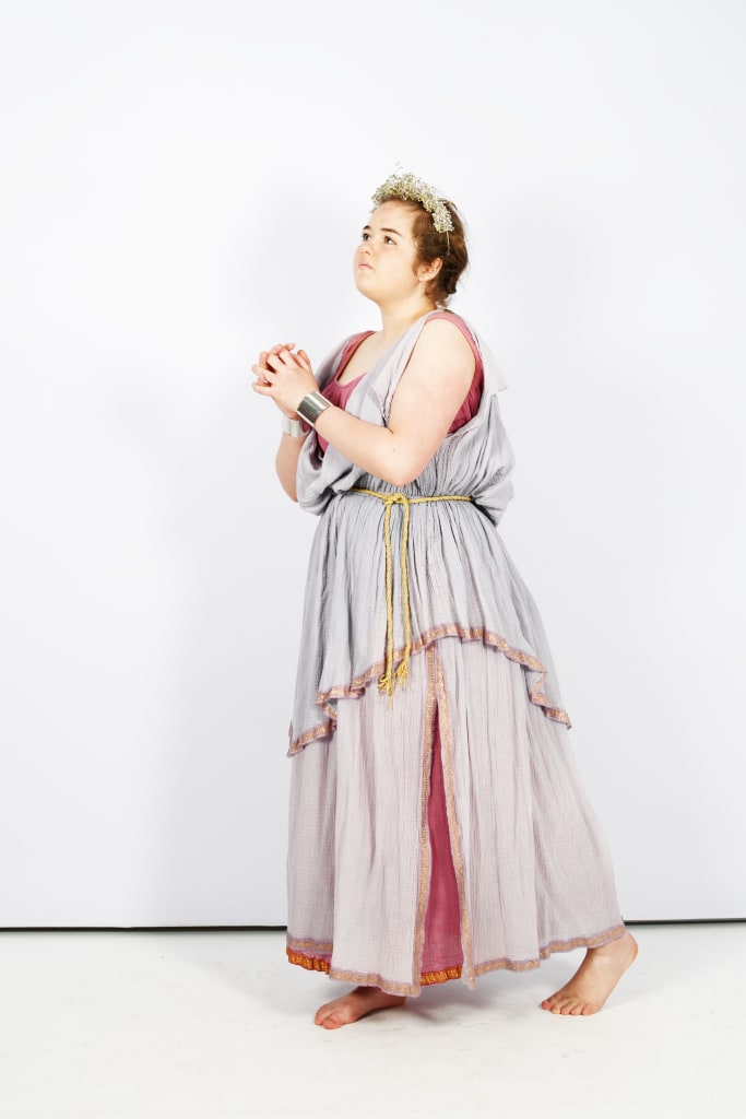 Pastel Grecian Muse