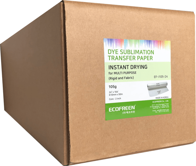 Ecofreen Dye Sublimation Paper Instant Drying 105GSM-EF-Si105