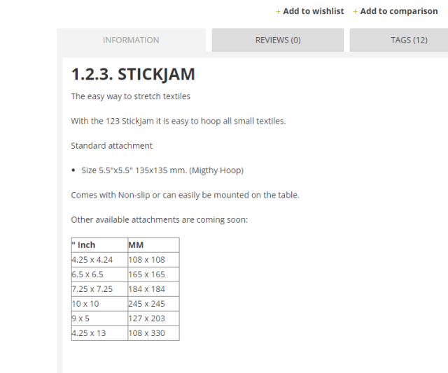 StickJam Hooping aid Base