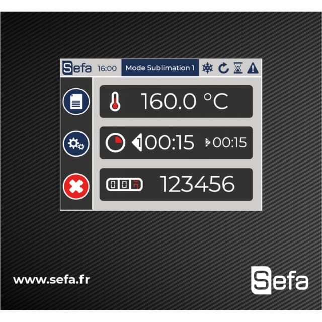 Sefa Clam Clam Sport V3 Heat Transfer Press