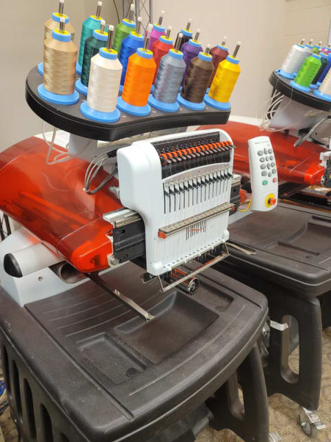 Melco XT 16 needle machine