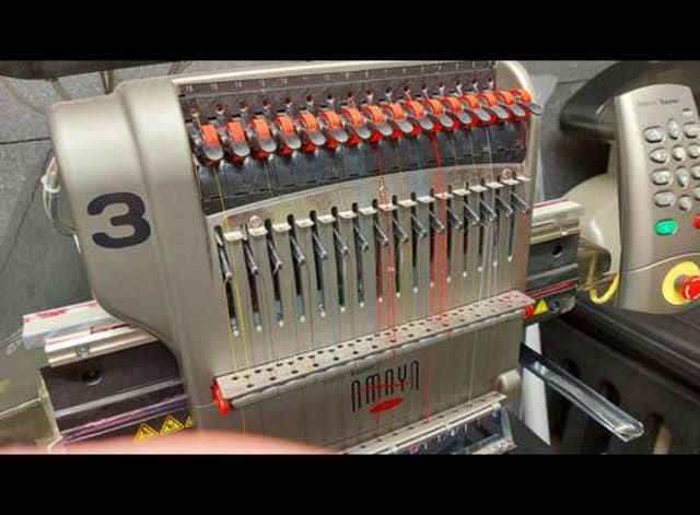 Melco XT 16 needle machine