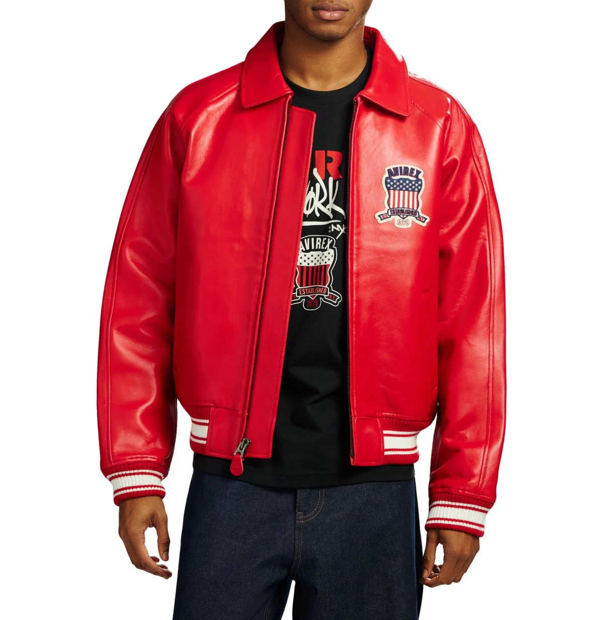 Avirex B-3 Sheepskin Shearling Bomber
