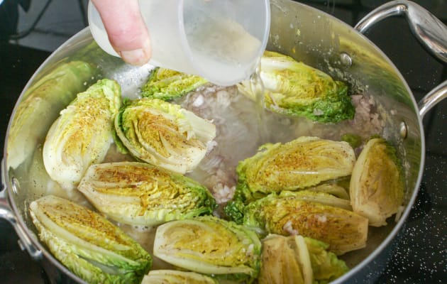 Poêlée de sucrines aux petits lardons : simple et bon