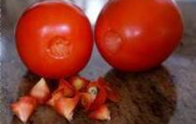 Monder une tomate - Etape 2