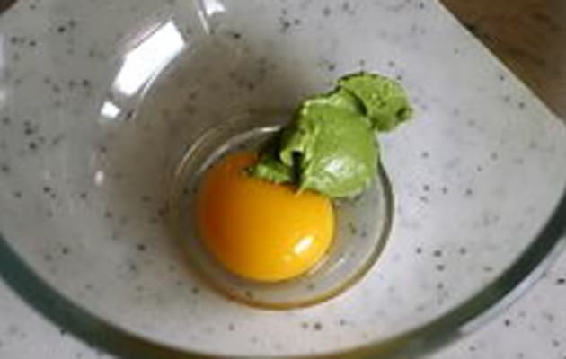 Sauce mayonnaise à l'huile d'olive et moutarde aux herbes - Recette par
