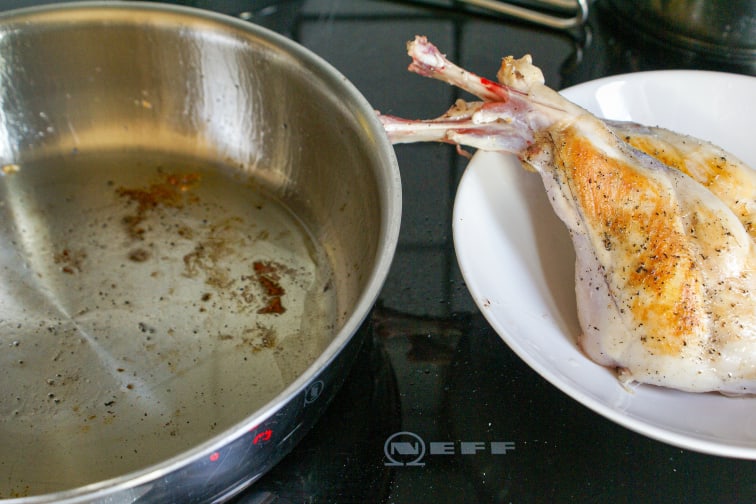 Lapin à la moutarde - Etape 3