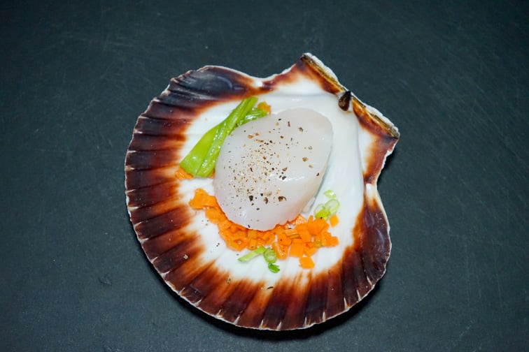 Noix de Saint-Jacques cuites en coquilles - Etape 5