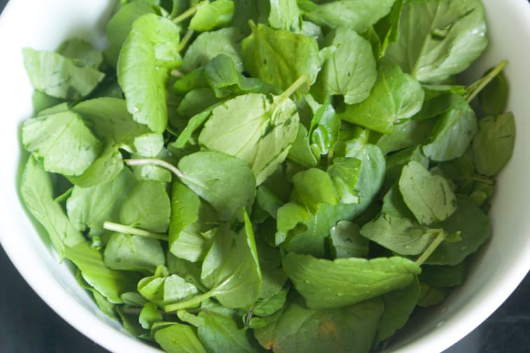 Potage au cresson - Etape 1