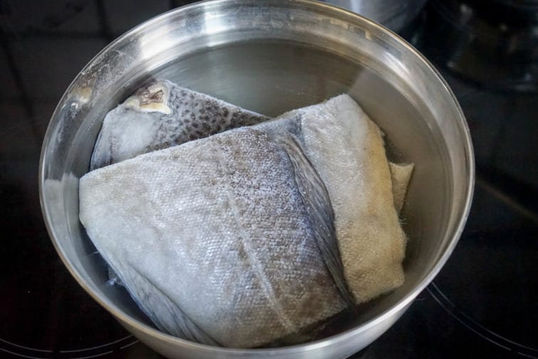 Brandade de morue - Etape 1