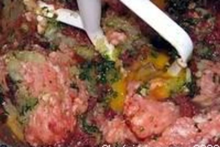 Galantine de canette - La farce - Etape 8