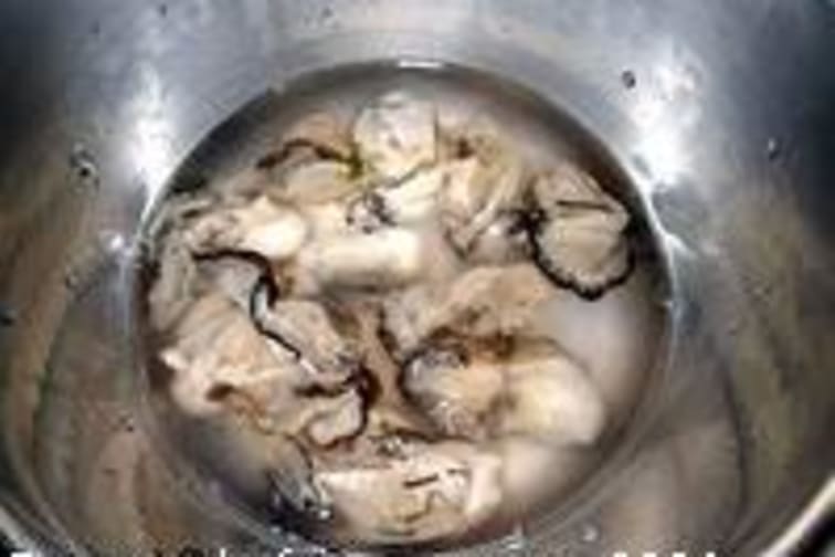 Huitres pochées - Etape 2