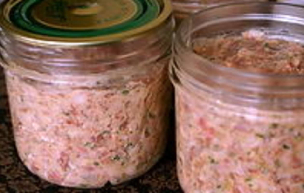 Terrine aux foies de volaille Cuisson et stérilisation en bocal