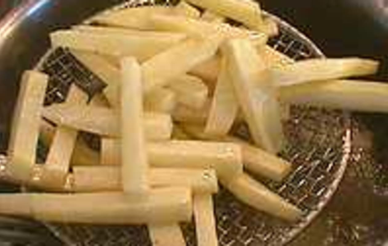 Frites et chips de patate douce - Etape 4