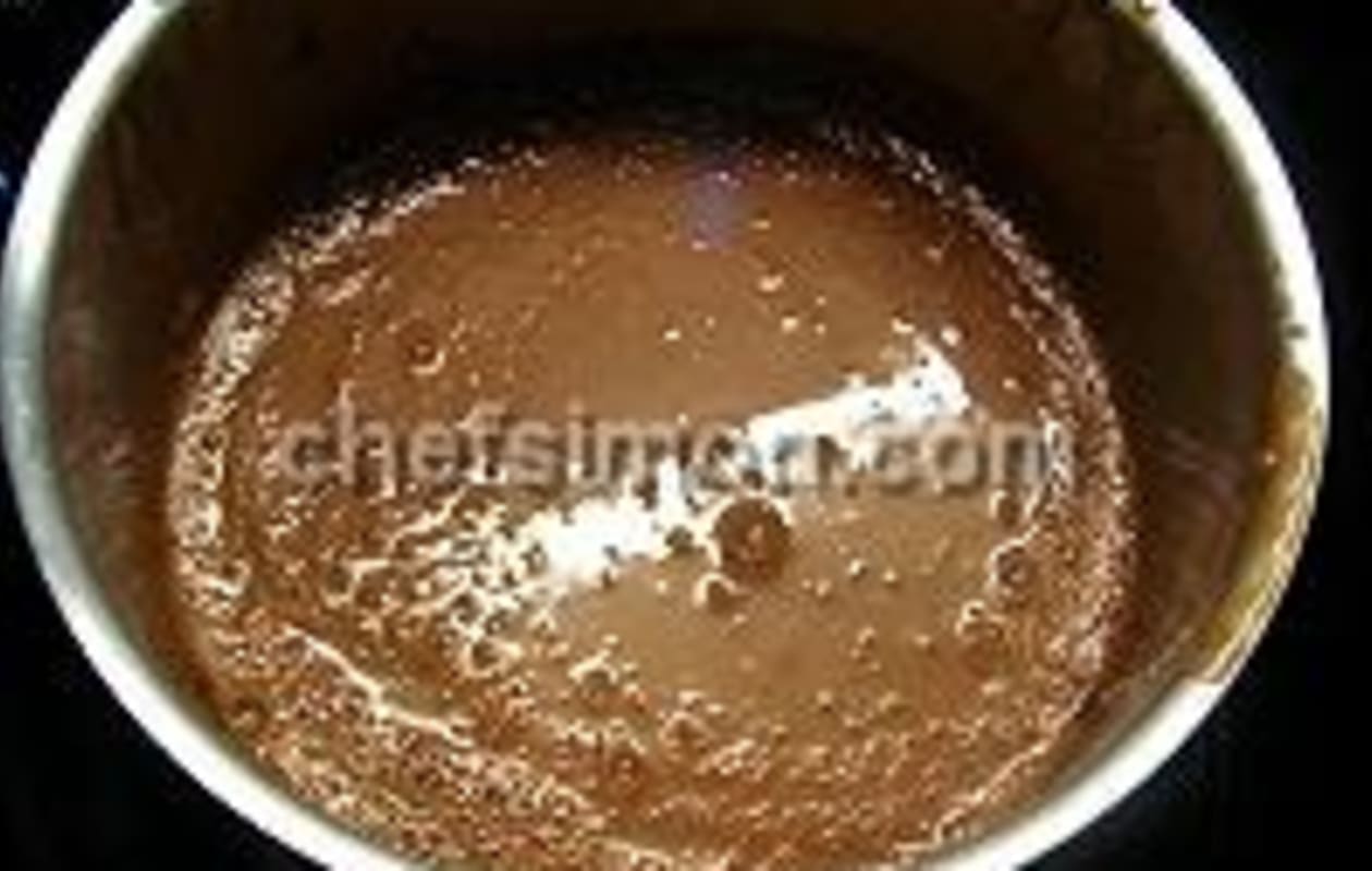 Sauce et espuma carambar - Etape 4