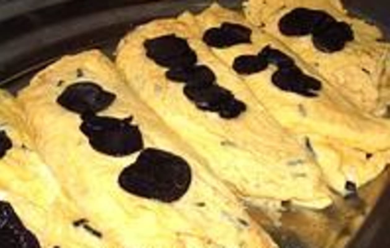 Omelette aux truffes - Etape 6