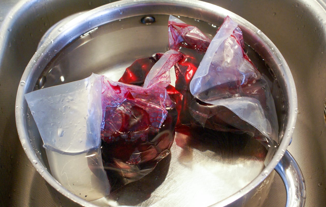 Betteraves rouges cuites sous-vide - Etape 6