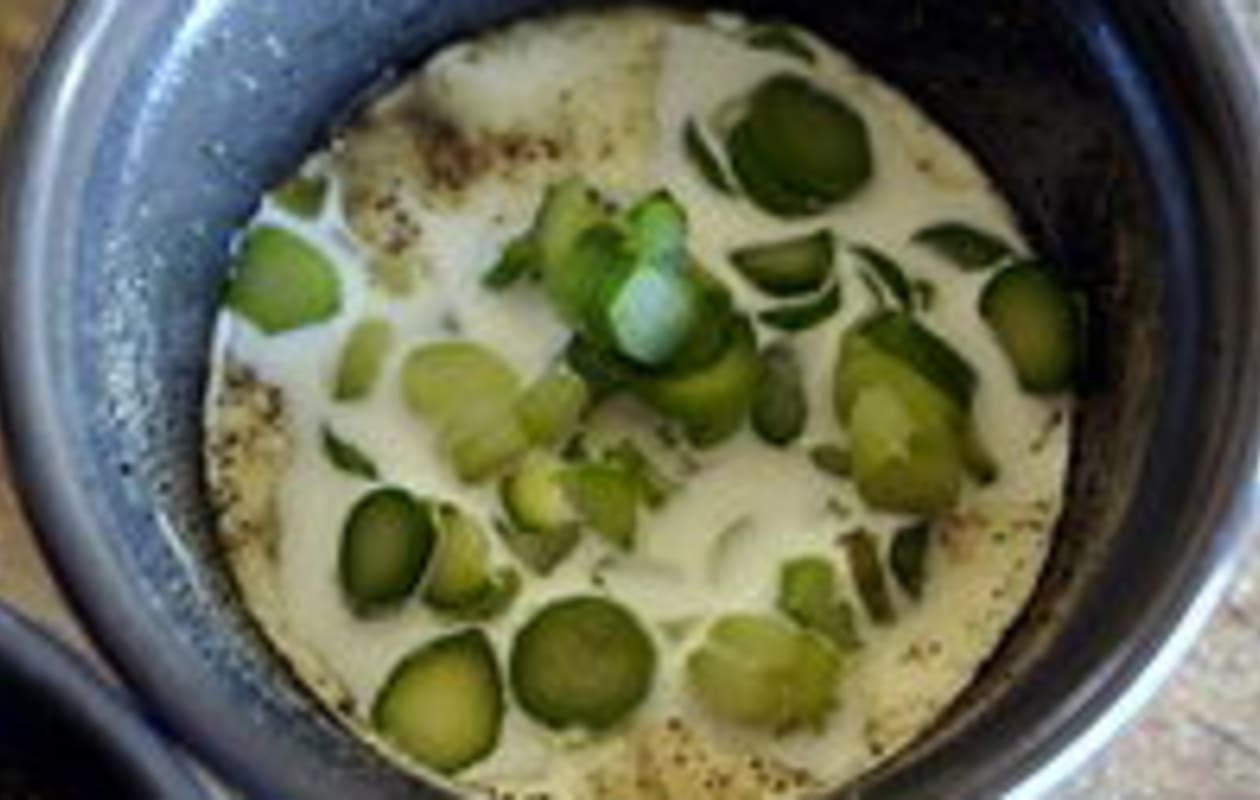 Oeufs cocotte aux pointes d'asperges - Etape 6