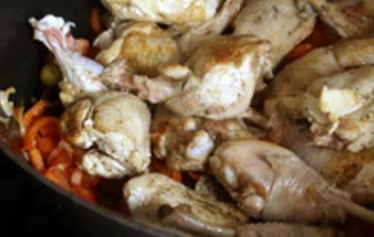 Poulet basquaise - Etape 9