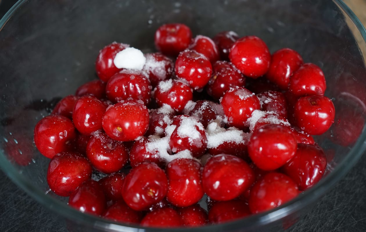 Clafoutis aux cerises - Etape 1