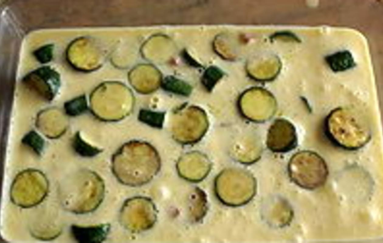 Clafoutis de courgettes - Etape 10