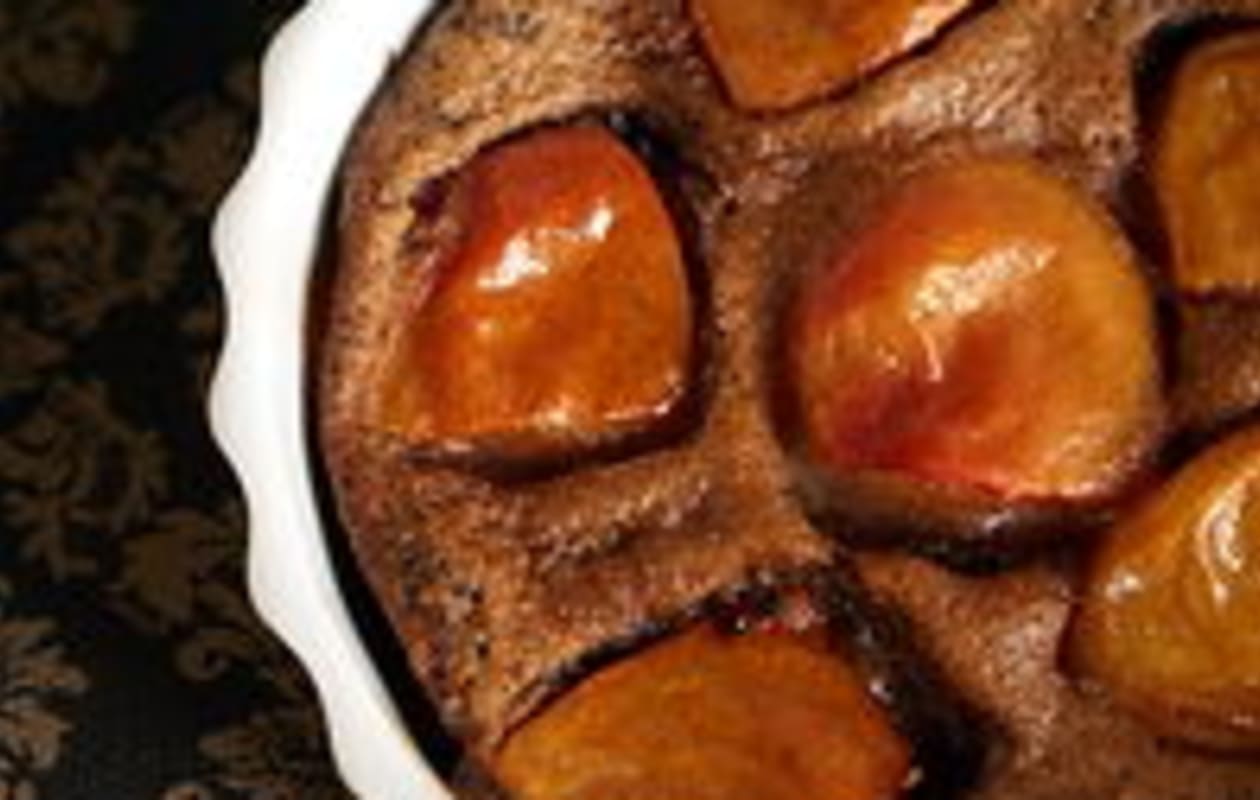 Clafoutis aux abricots et au chocolat - Etape 12