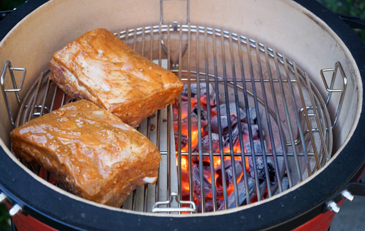 Travers de porc au barbecue - Etape 7