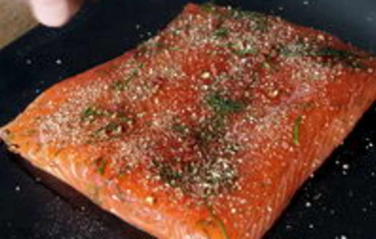 Gravlax de saumon - Etape 11