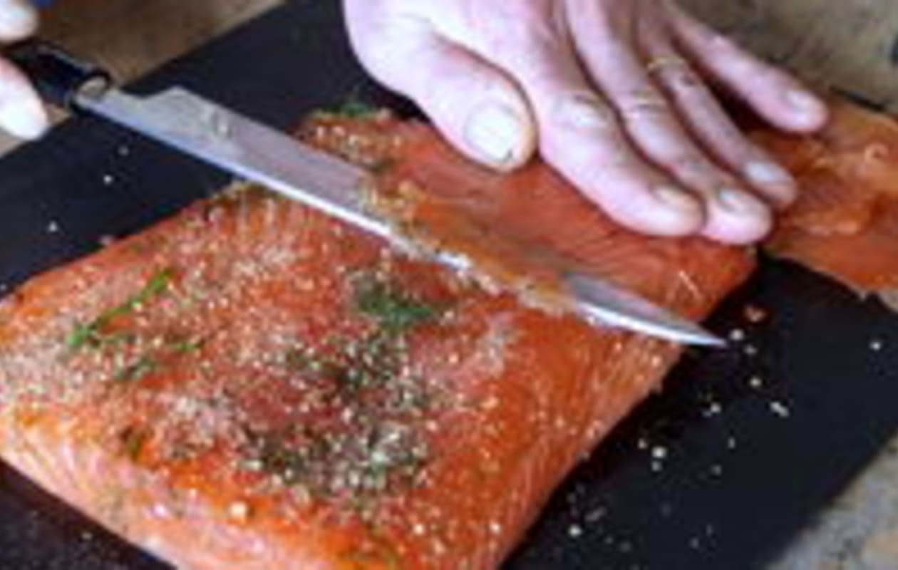 Gravlax de saumon - Etape 12