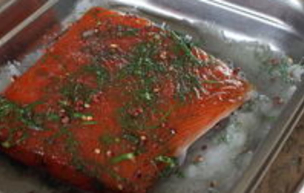 Gravlax de saumon - Etape 9