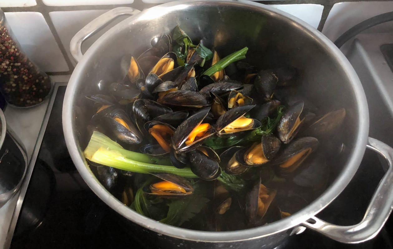 Moules marinière - Etape 6