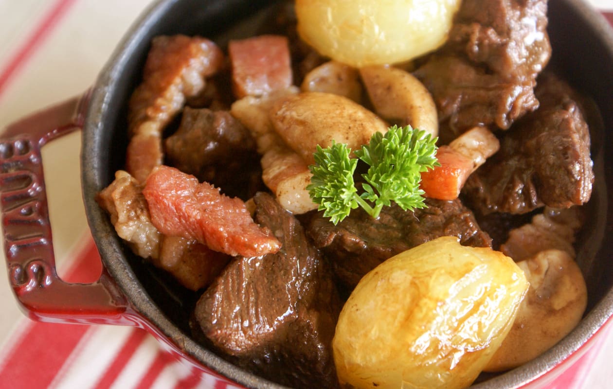 Boeuf bourguignon avec marinade - Etape 12