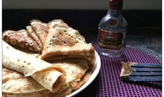 Crêpes à la bière et au rhum