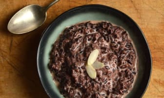 Riz noir au lait d'amande