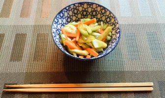 Salade de céleri et de carottes japonaise