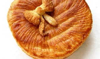 Galette des rois à la mousse de marrons