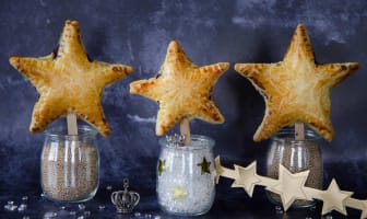 Mini galettes des rois amandes myrtilles