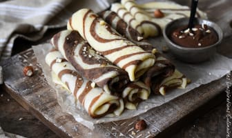 Crêpes bicolores