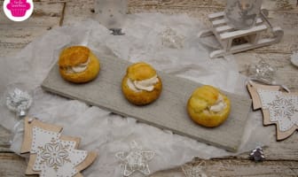 Petits choux à la mousse de foie gras