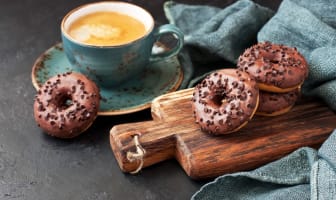 Mini donuts chocolat et espresso