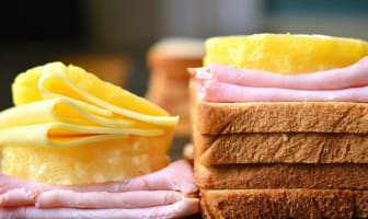Sandwiches jambon fromage