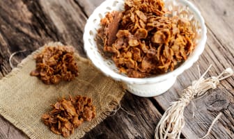 Roses des sables au chocolat au lait