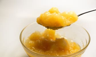 Compote de pommes sans sucre ajouté