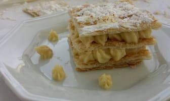 Mille feuille crème chiboust 