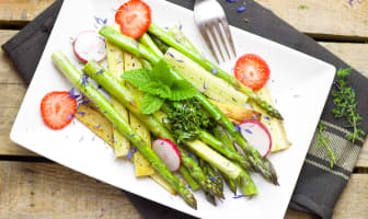 Salade printemps d'asperges