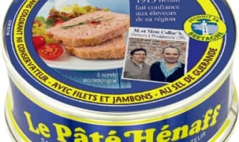 Conserve de pâté Hénaff