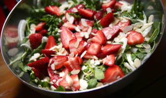 Salade de fraises