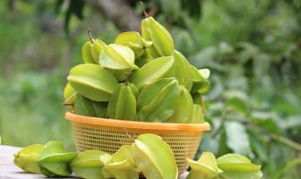 Caramboles dans un saladier