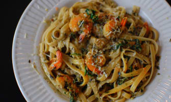 Tagliatelle aux crevettes